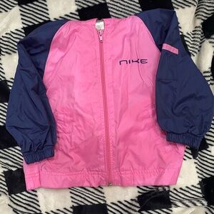 Vintage 18mo Nike Pink and Navy Jacket